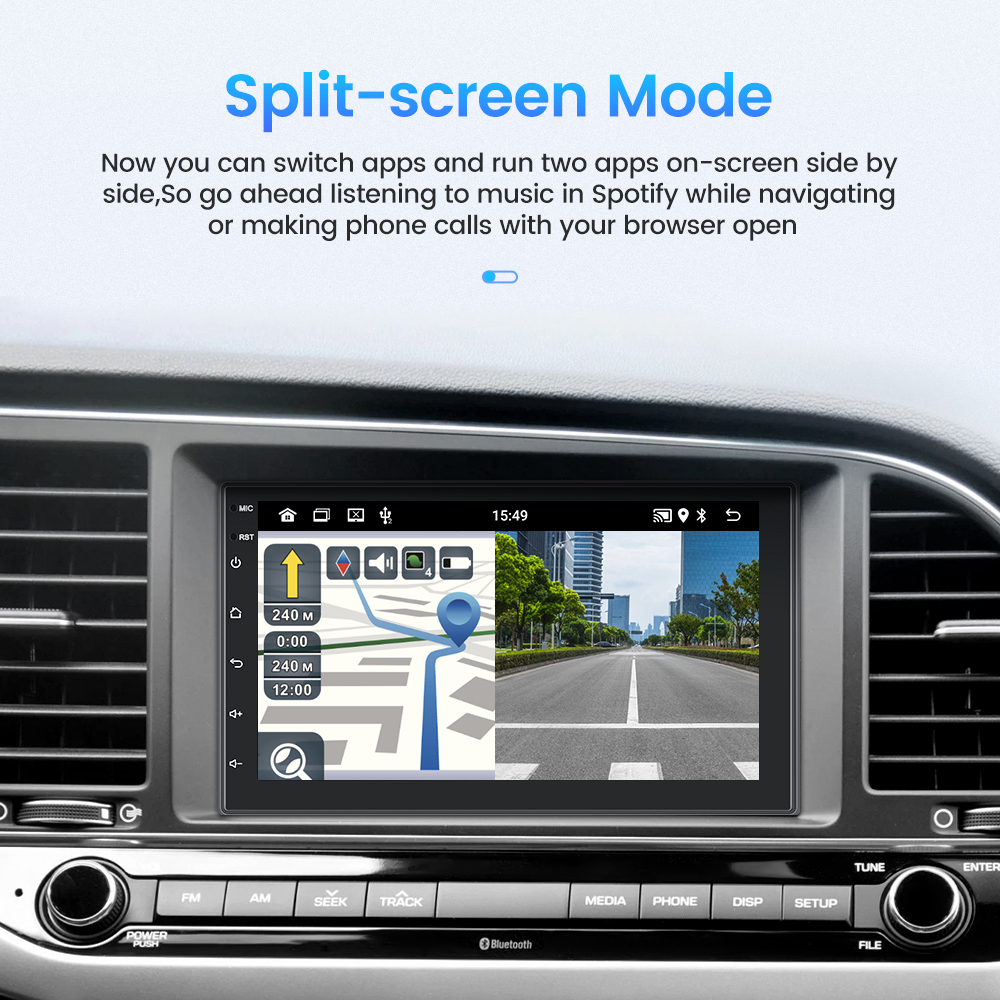 OS Android 10 Car Radio IPS GPS 2 Din Touch Screen for Car MP3 Bluetooth Player FM Radio