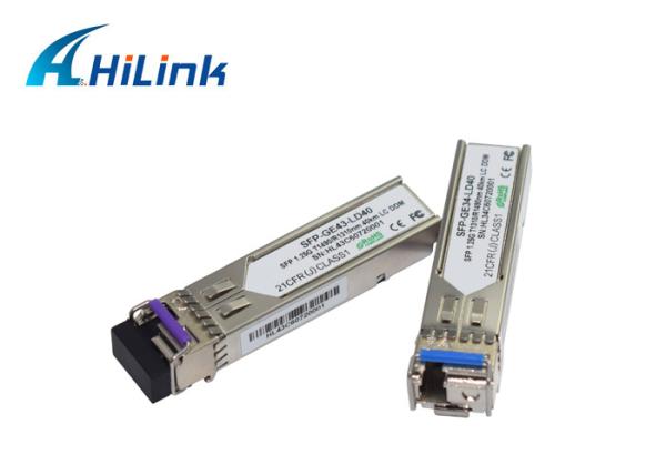 Cheap WDM 1000base 1.25G SFP Module 40KM  LC/SC Connector BIDI SFP Fiber Transceiver for sale