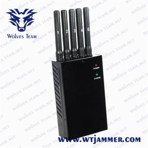 Best Lightweight 5 Antenna 15m 1.5W Portable Gps Jammer wholesale