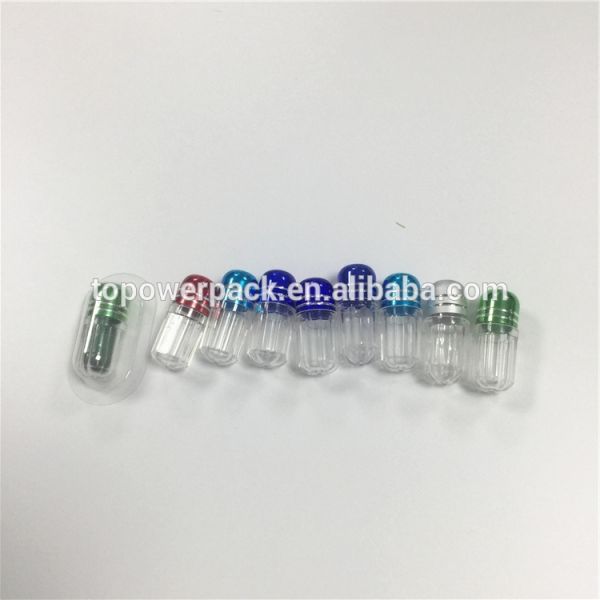 Mini Plastic PS Bottle Blister Pack Packaging Rhino 69 Pills Capsule Bullet Shape Container
