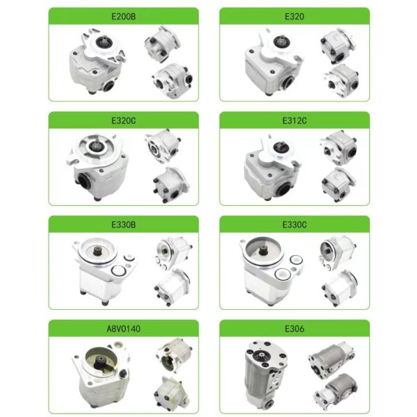 2897917 Excavator Hydraulic Gear Pump , E336D Hydraulic Pump