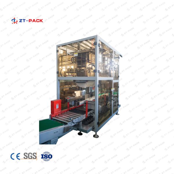 Vertical 24v Carton Box Packing Strapping Machine 4000bph Automatic Box Packing