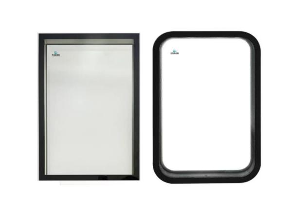 Cheap Double-layer Hollow Observation Window For Dust-free Workshop , Clean Room , Laboratory, Customized Tempered Glass Fixed Window for sale