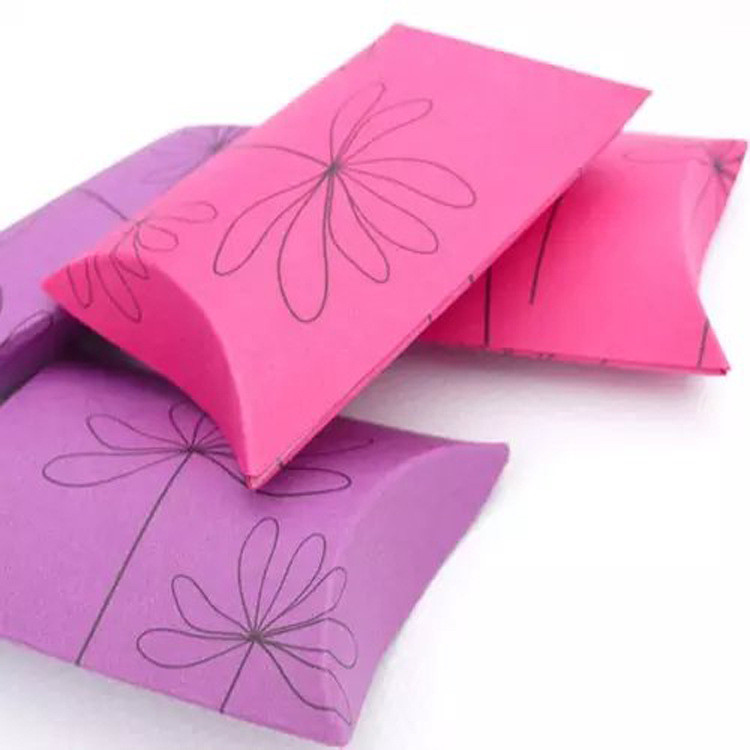 custom pillow gift box Christmas candy packaging pillow box wedding favor pillow paper box