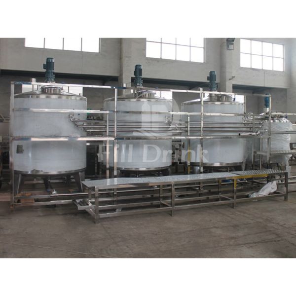 High Pressure Resistant Juice Processing Equipment 2 Layers Stirred Vessel Tank Paddle Type Agitator
