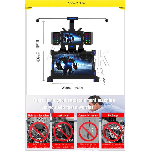 Skiing Dancing Shooting 9D VR Simulator Amusement Game Equipment