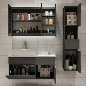 China Classic Simple Modern Bathroom Furniture Set Hotel Beauty Salon Storage Cabinets on sale