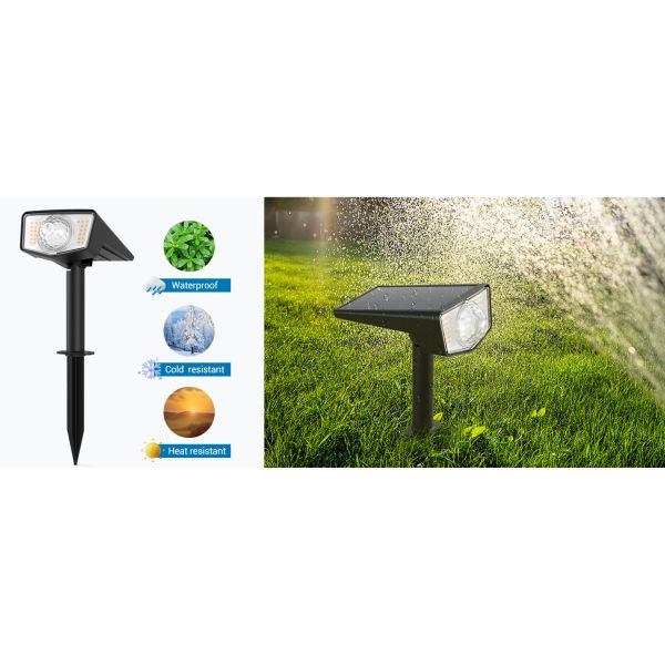 Alulminum Solar Landscape Lights Customized Motion Sensor Path Light IP65