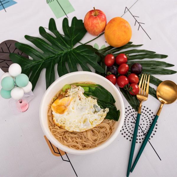 Cheap Bagasse Pulp Biodegradable Bowls With Lids , Compostable Salad Containers Takeout for sale