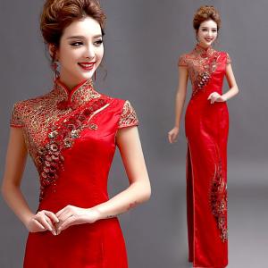 China Chinese Style Mermaid Wedding Dress on sale