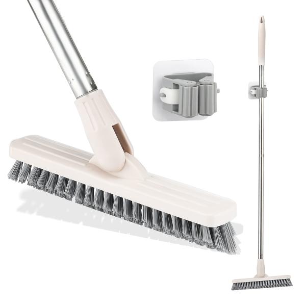 Cheap V Shaped Bristles Floor Scrub Brush With Long Handle for sale