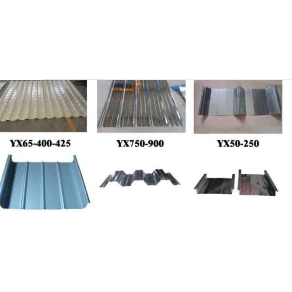 Floor Deck Panel Steel Roll Forming Machine 16 Rolling Steps 8 - 12m / Min