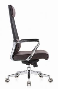 China PU Leather Computer Desk Chair Ergonomic Executive Revolving Chair on sale