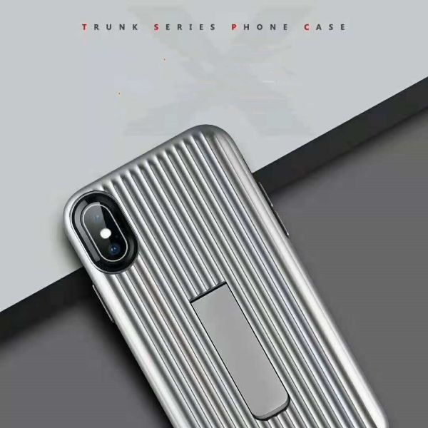 Luggage Case with Kickstand PC TPU Back Cover Color Blue For Samsung S9 Plus NOTE8 S7 Edage J2 Pro J5 Prime G530 J710