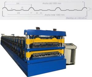 Best 7.5kw Double Layer Roll Forming Machine GI PPGI 25m/ Min Anti Rusty wholesale