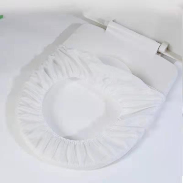 Cheap Dustproof Travel Toilet Seat Covers Disposable Elastic Band Non Woven for sale