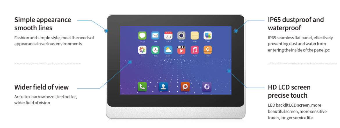10-15 inch Android Touchscreen Tablet PC With Separate Keyboard