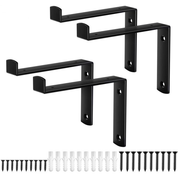 4-6mm Thickness Supporting Fixed Shelves Hidden Floating Wall Shelf Mounting Bracket