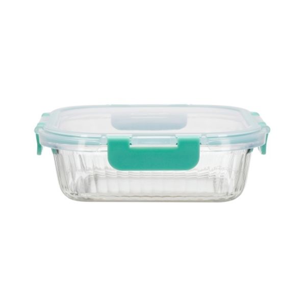 Borosilicate Glass Food Container with Airtight Cool Lock Lid