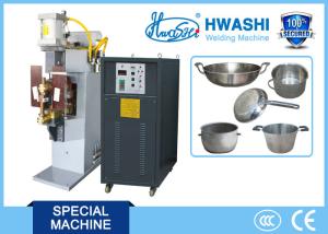 Stainless Steel Cook Pot Welding Machine , Handle Bracket Spot Welding Machine