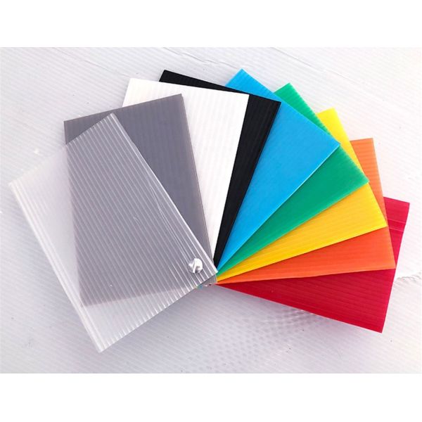 PP Corrugated Sheet 3-layer Structure Thickness 0.2-2mm Available Paypal Accepted