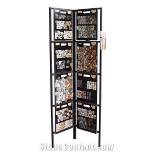 Best Quartz Stone Mosaic Tile Sample Display Rack Marble Display Stand wholesale