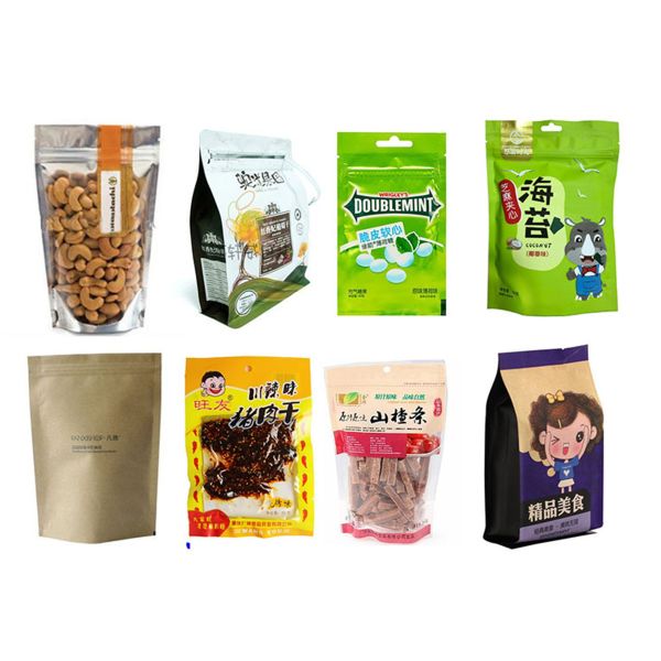 Fully Automatic Stand Up Pouch Packing Machine For Cashew Nut Candy Dried Fruit