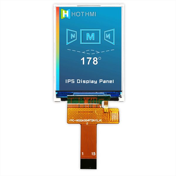 2.0 inch 240x320 pixel IPS color TFT LCD display MIPI wide temperature
