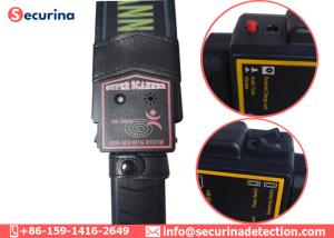 Best Audio Alert / Vibration Alarm Security Hand Held Metal Detector To Detect Knife / Gun wholesale