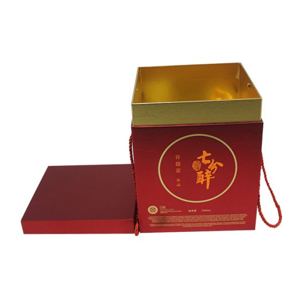 OEM Corrugated Packaging Box With Handle FSC ISO certificate