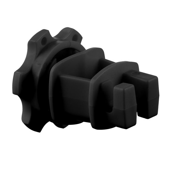 Screw Tight Round Post Insulator Electric Fence Wire Holding Insulator