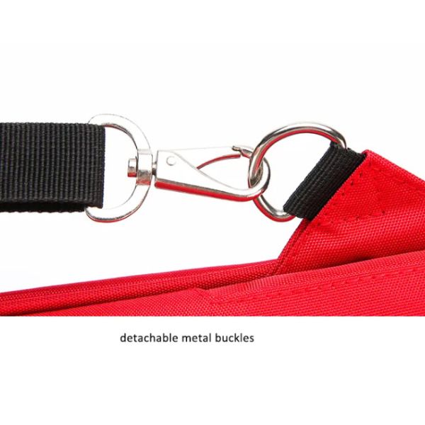 Waterproof first aid backpack carrying handle