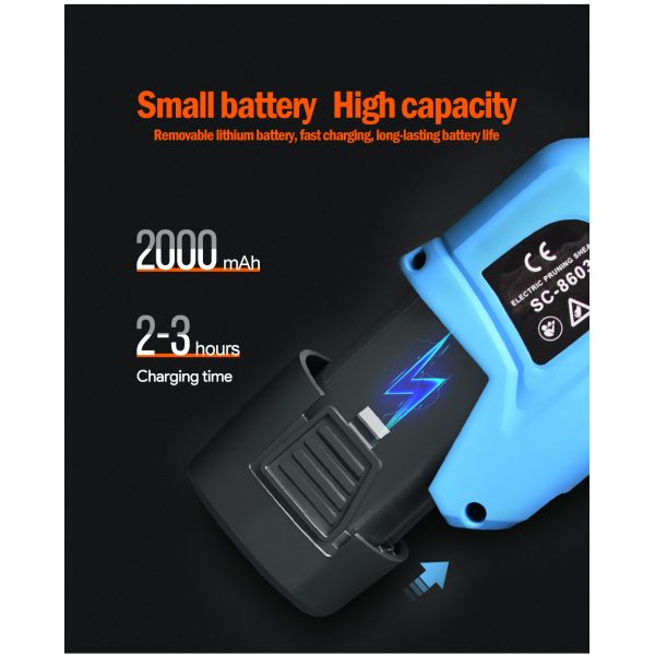 Electric Pruning Shears with Li-battery Electric Pruner Electric Pruning Scissor