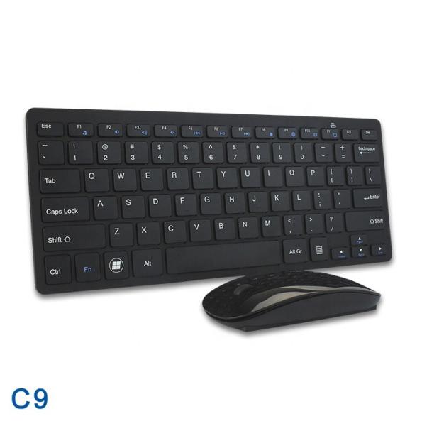 Cheap Ergonomic Ultra Slim Keyboard Mouse Combo 10 Meters Working Distance for sale