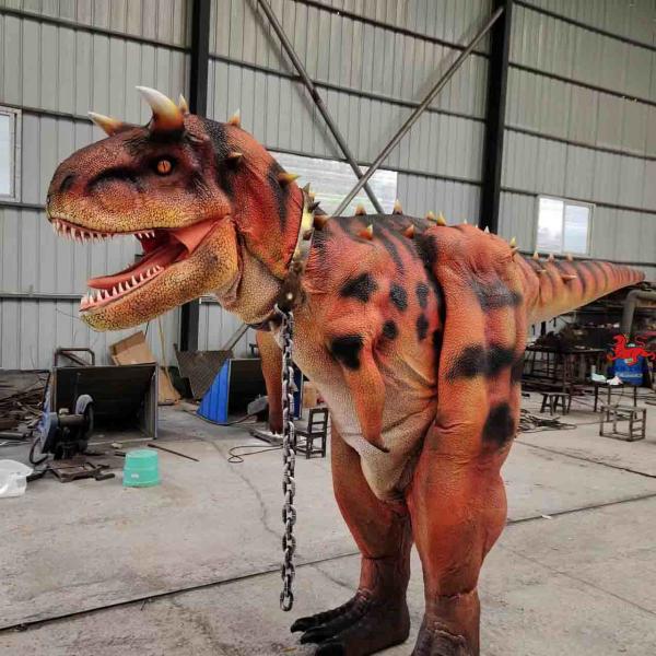 Cheap Carnotaurus Realistic Dinosaur Costume Adult Age Manual Control For Performance for sale