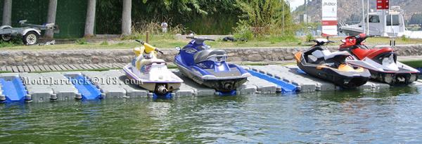 Cheap Plastic floating pontoon for jet ski for sale