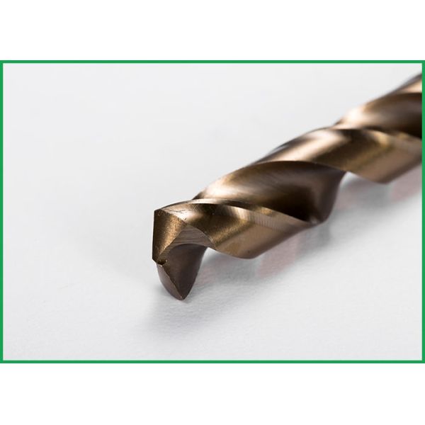 Amber Finished Flat Wood Drill Bit , Parallel Shank Circular Drill Bit