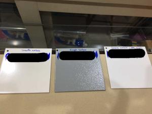 B&W 80 Mic Aluminum Door Protective Film Sheet Cover For Painted Steel
