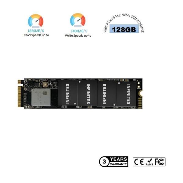 Cheap Infinites 128GB M.2 2280 Nvme SSD Pcie3.0 Hard Disk Solid State Drives V800 for sale