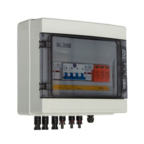 1000v Solar Plastic 3 In 1 Out Pv Combiner Box