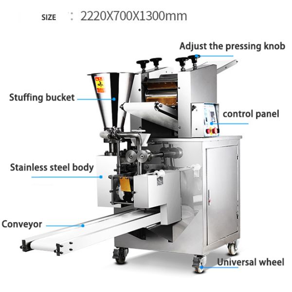 Commercial Automatic Empanada Samosa Maker Frozen Gyoza Machine Dumpling Making Machine