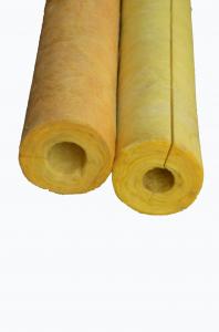 China Rigid Glass Wool Pipe Insulation on sale