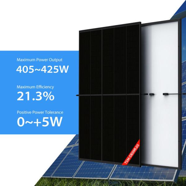 Cheap 415W Solar Photovoltaic Modules Trina Mono Solar Panels Half Cells Home Use 405W 410W for sale