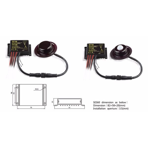 Solar Panel Battery Regulator Charge Controller 12v Light Integration Controller