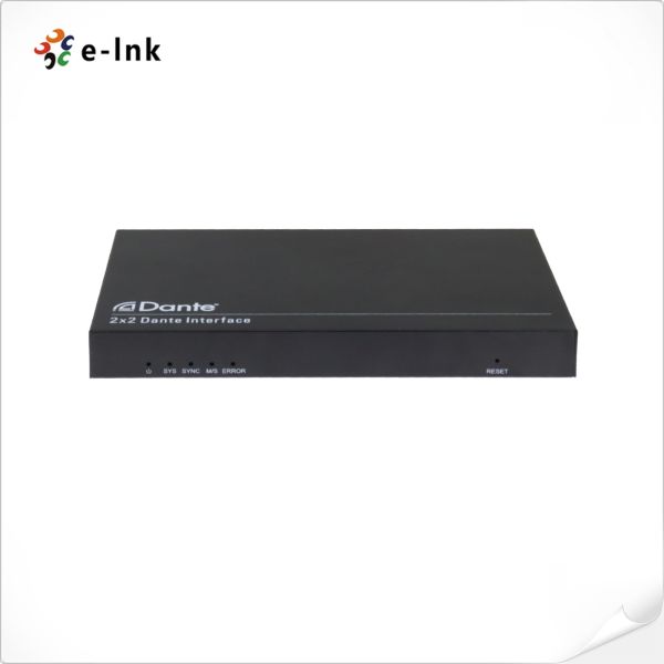 Dante Surface Mount 2 x 2 Dante / AES67 Interface Converter Adapter