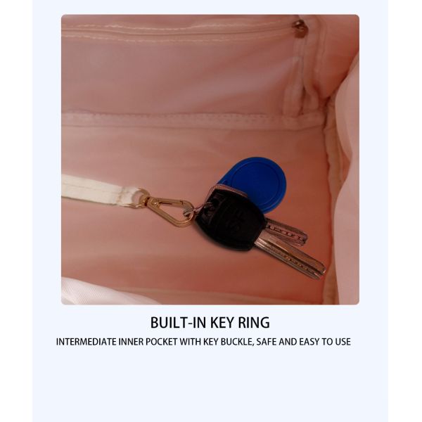 Water Resistant Red 17L Changing Bag Backpack Large Capacity 0.55kg