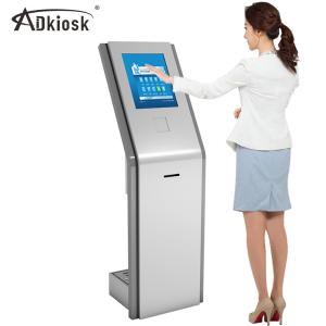 China Capacitive 240V Self Service Touch Screen / Queue Management Kiosk LCD on sale