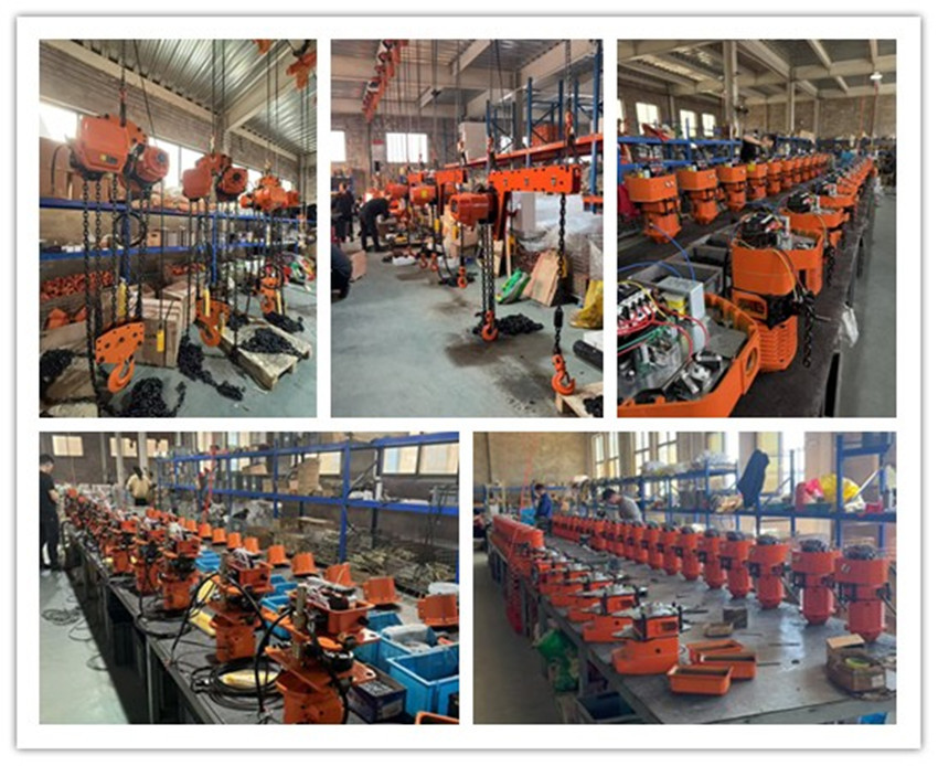 HHBB Type Electric Chain Hoist With Trolley