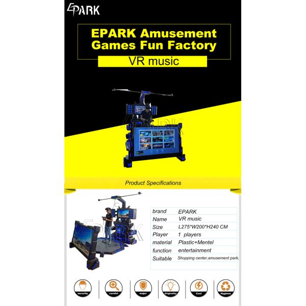 Skiing Dancing Shooting 9D VR Simulator Amusement Game Equipment