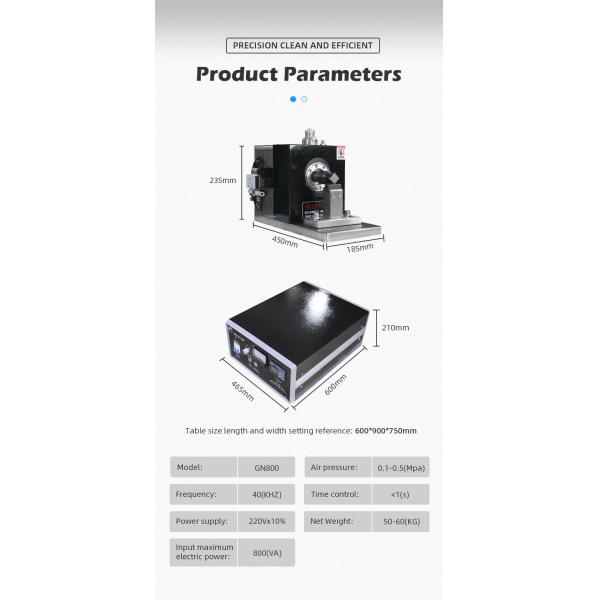40 KHZ Ultrasonic Battery Welding Machine with 220V Power Supply and 0.1-0.5 Mpa Air Pressure